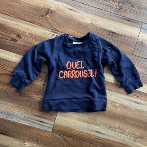 Mini Rodini Quel Carrousel! Kids Navy Sweatshirt